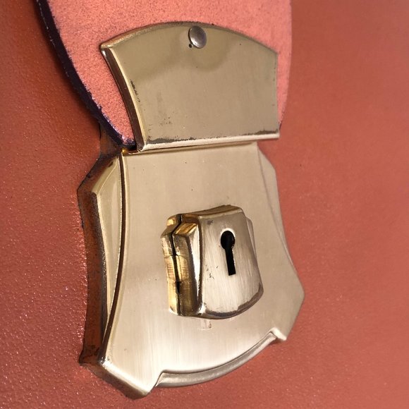 Vintage Leather Briefcase Doctor Bag New w Defects - Picture 13 of 14